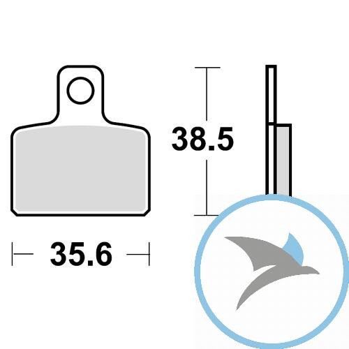 Bremsklotz Standard TRW oder 7323272 - MCB767