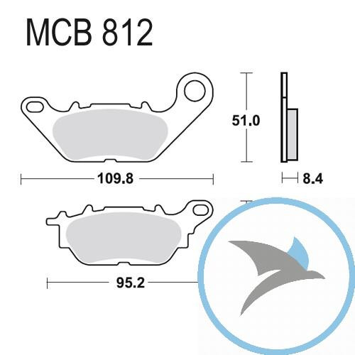 Bremsklotz Standard TRW oder 7321995 - MCB812