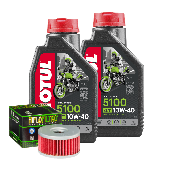 Suzuki DR 350 S Service Kit Ölwechsel Öl Motul 5100 10W40 Ölfilter