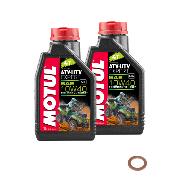 Honda TRX 250 EX Sportrax Service Kit Öl Motul ATV-UTV 10W40 Schraube
