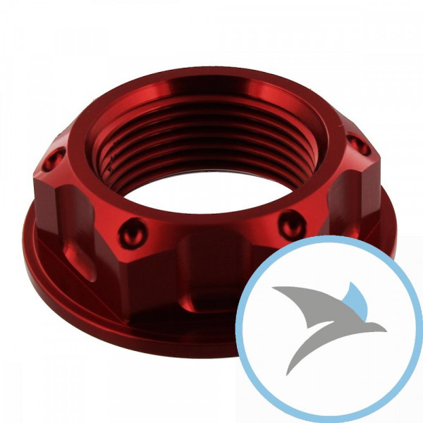 Mutter Lenkkopf Pro BoltM24X1.50 mm Alu rot