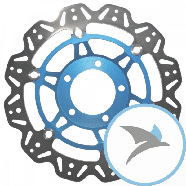 Bremsscheibe VEE EBC blau - VR662BLU