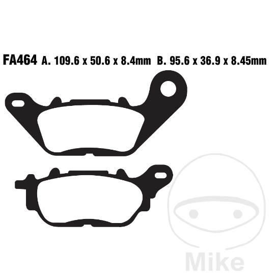 Bremsklotz Standard EBC oder 7875057 - FA464