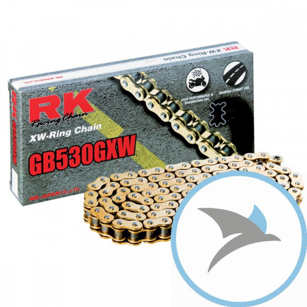 RK XW-Ringkette GB530GXW/102 Kette offen mit Nietschloss