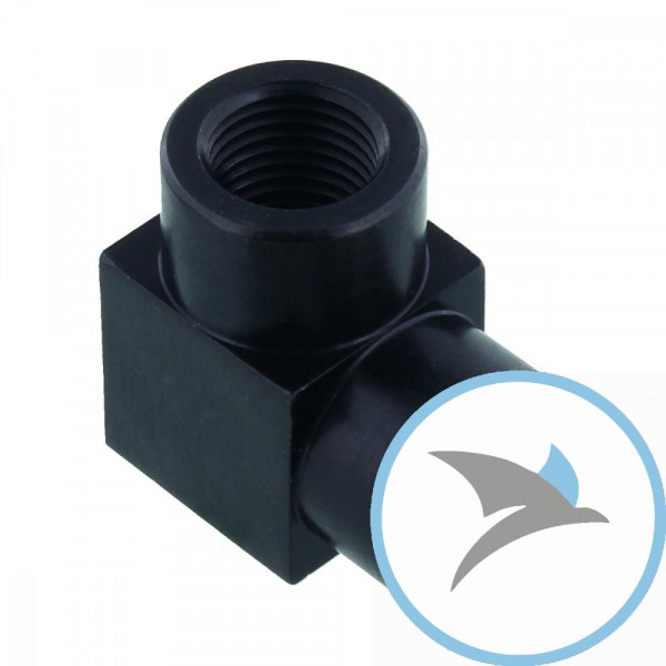 2-Wege Verteiler 90 TYP810 schwarz