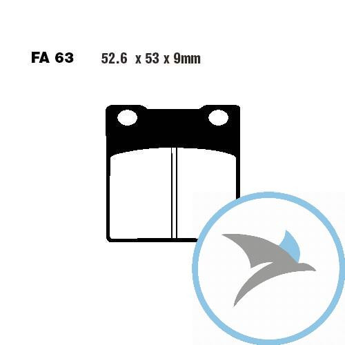 Bremsklotz Sinter HH EBC oder 7871635 - FA063HH