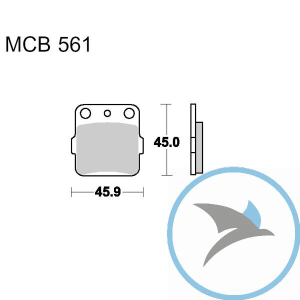 Bremsklotz Standard Offroad TRW oder 7373038 - MCB561EC