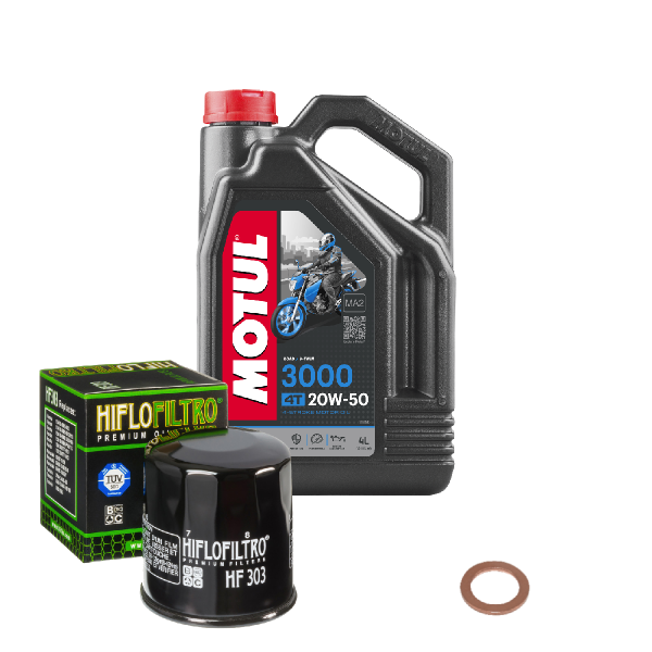 Yamaha XVZ 1300 TF Royal Star Venture Service Kit Öl Motul 3000 20W50 Ölfilter