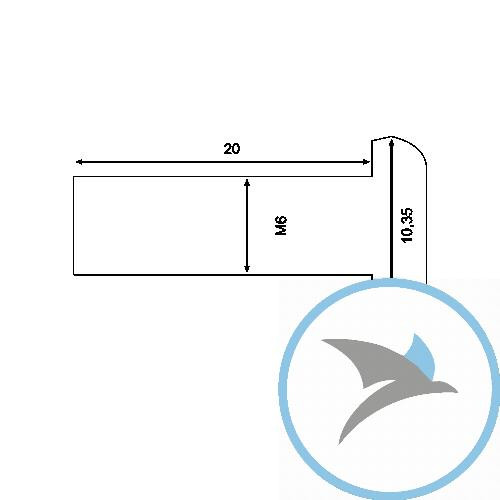 Schraube Bremsscheibe Satz TRW M6X20MM Inhalt 6 Stück - MSW103BO