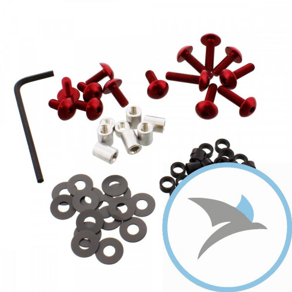VERKLEID Schraube Satz Pro Bolt alu rot - FSU330R