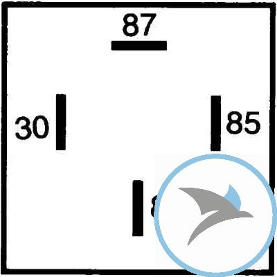 Arbeitsstromrelais 12V 4 polig - 4RA 003 530-001