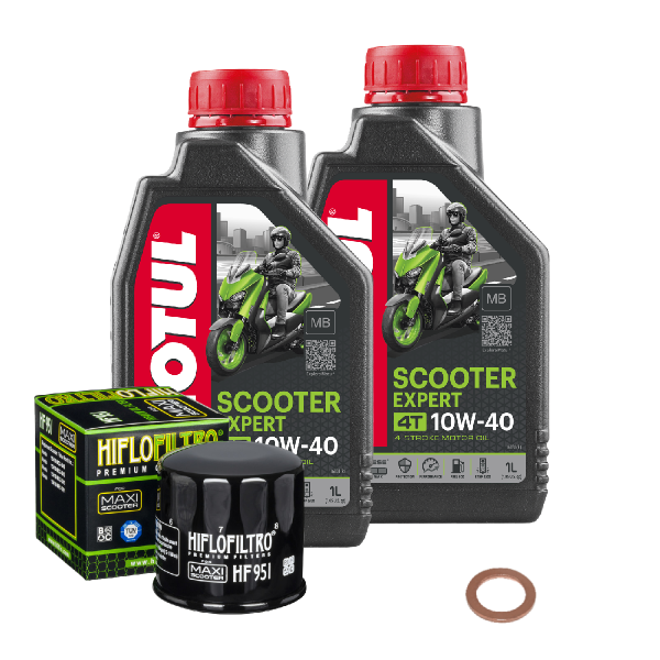 Honda SH 300 i Service Kit Ölwechsel Öl Motul Scooter 10W40 MB Ölfilter