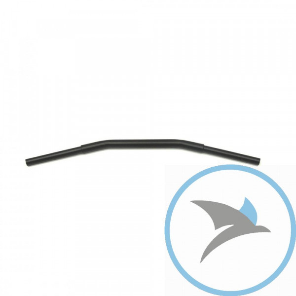 Lenker Stahl schwarz mit Kabelkerbe 1Zoll Fehling MSP CRACKBAR - 6152