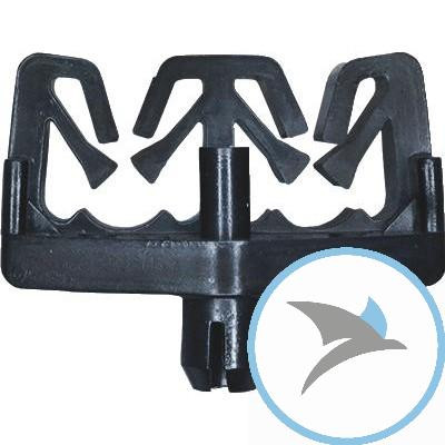 Rohrhalter schwarz JMP Packung Inhalt 10 Stück