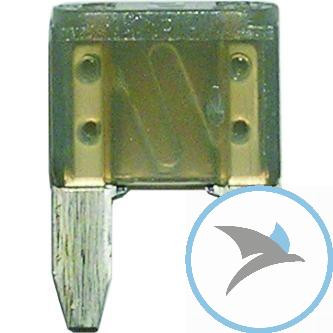 Mini-Sicherung 2A grau Packung 50 - 4001796698064