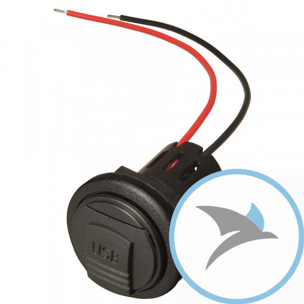 Steckdose Power USB M+S mit Deckel - 50224