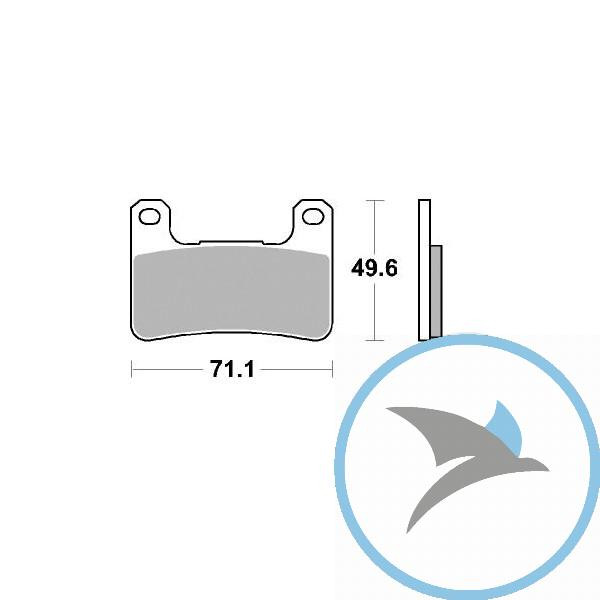 Bremsklotz Sinter vorne TRW oder 7320476 - MCB752SV
