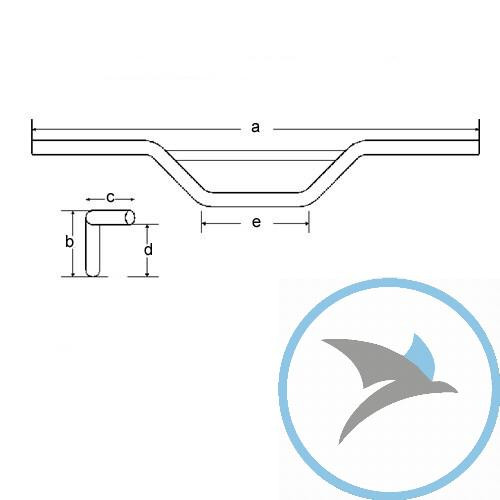 LENKER AL TI SI 28MM X-LINE MAG - 0721245