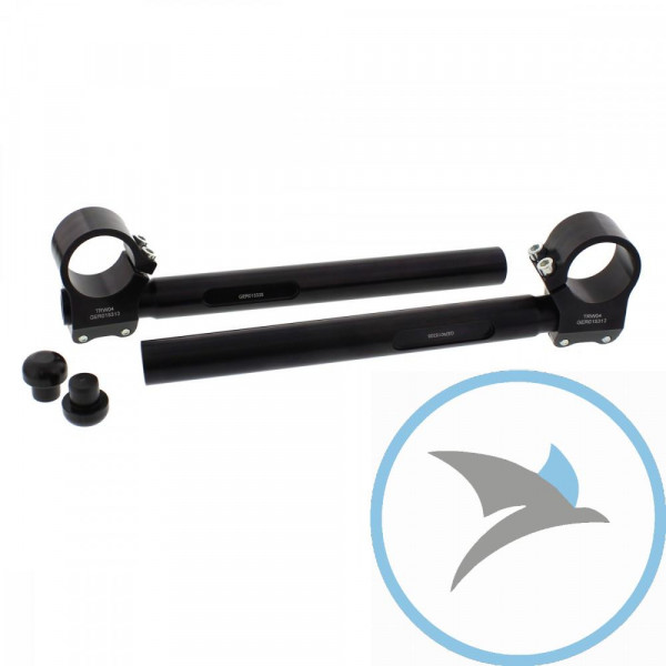Lenker Alu schwarz 1 Zoll TRW Stummel D39 - MCL39RAC-S