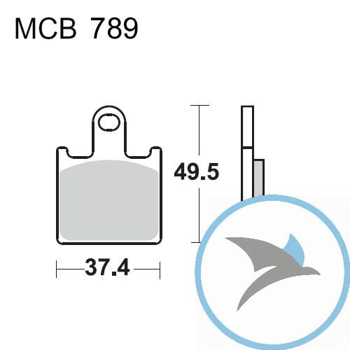 Bremsklotz Sinter vorne TRW oder 7322175 - MCB789SV