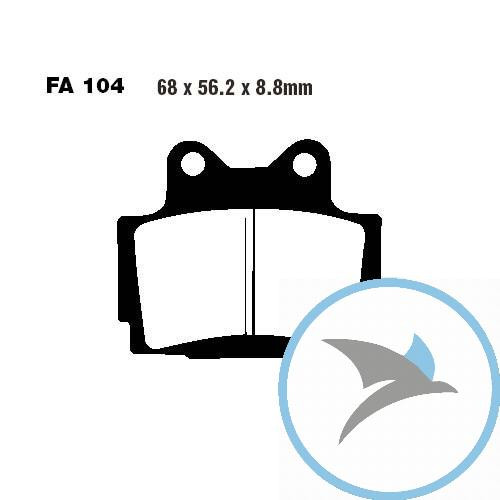 Bremsklotz Standard EBC oder 7871536 - FA104