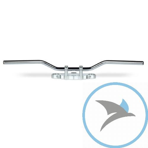 Lenker Stahl chrom 22 mm TRW Classic - MCL111SC
