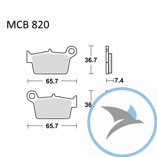 Bremsklotz Standard TRW - MCB820