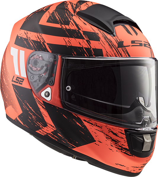 LS2 FF397 VECTOR FT2 HUNTER MATT ORANGE BLACK