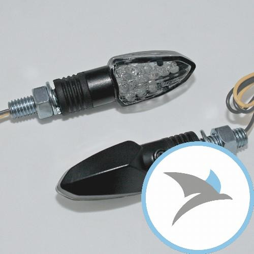 Blinkleuchte LIZZARD Shin Yo LED schwarz - 204-250