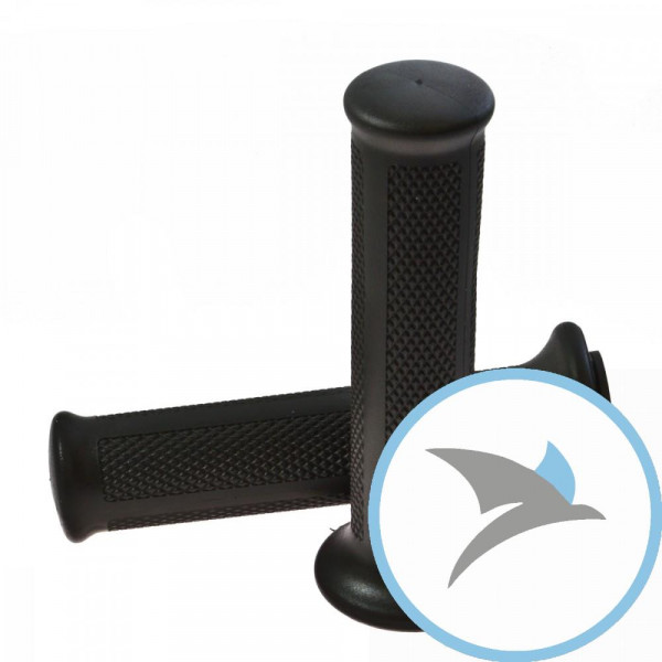 Griffgummi schwarz Domino D.22 mm. L.124MM geschlossen - 1052.82.40.06