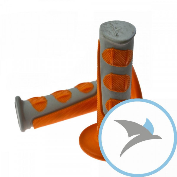 Griffgummi grau/orange D.22 mm. L.115MM geschlossen - PA079300GRAC