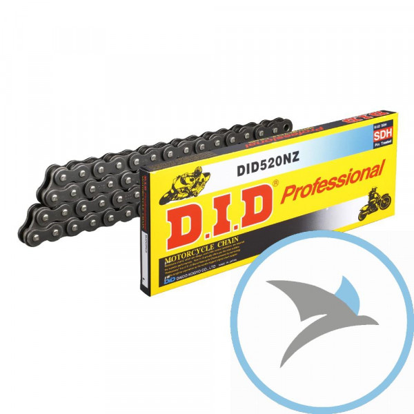 DID Standardkette 520NZ/116 Kette offen mit Clipschloss