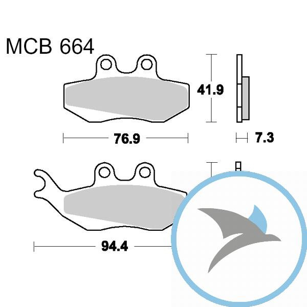 BR KLOTZ STD TRW - MCB664
