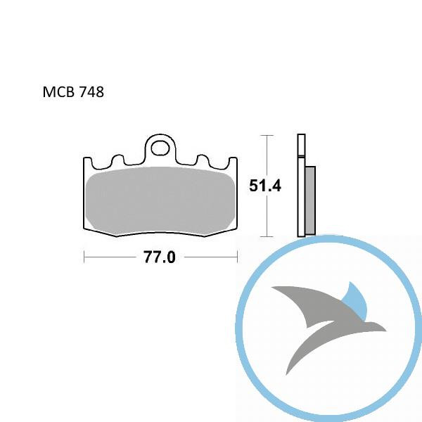 Bremsklotz Sinter SRT TRW - MCB748SRT