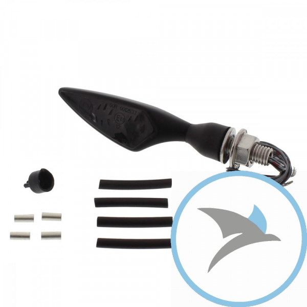 Blinkleuchte schwarz Micro Rhombus DF Dark - 149150