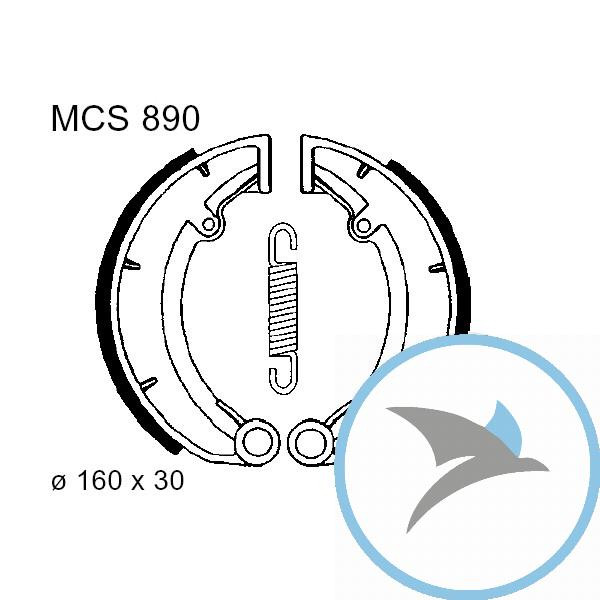 Bremsbacken mit Feder TRW - MCS890