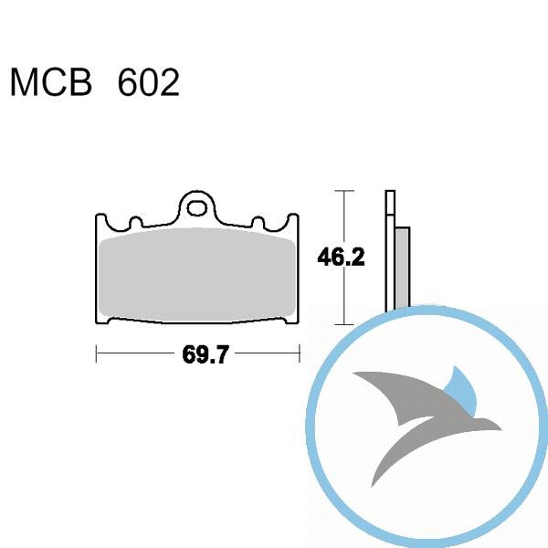 Bremsklotz Sinter SRT TRW - MCB602SRT