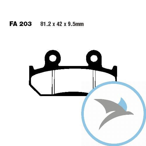 Bremsklotz Standard EBC oder 7871791 - FA203