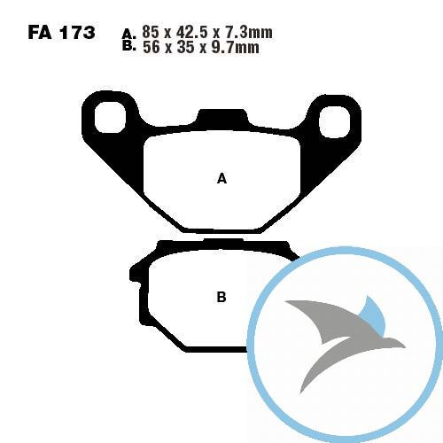 Bremsklotz Standard EBC oder 7870546 - FA173