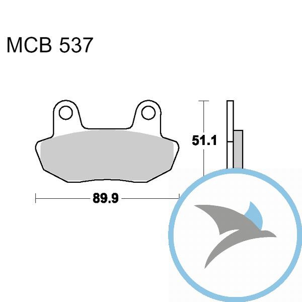 Bremsklotz Standard TRW oder 7326960 - MCB537
