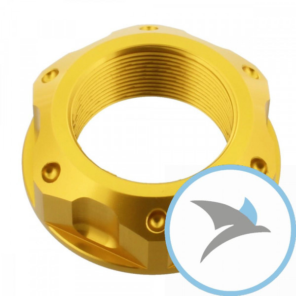 Mutter Lenkkopf Pro Bolt M25X1.00 mm alu gold - LTYOKEO20G