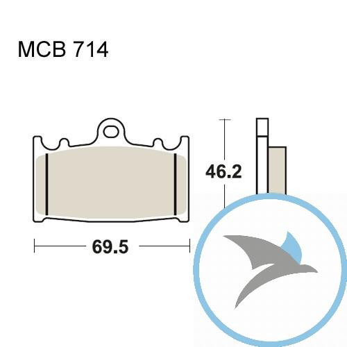 Bremsklotz Standard TRW oder 7320021 - MCB741