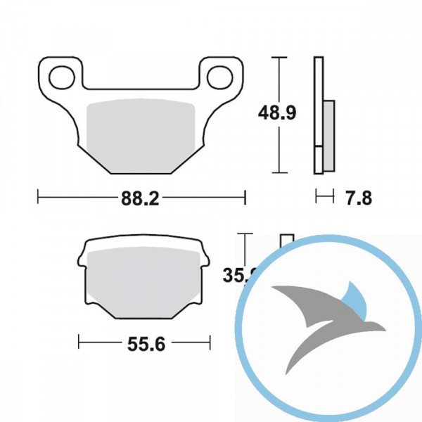 Bremsklotz Standard TRWoder 7321151