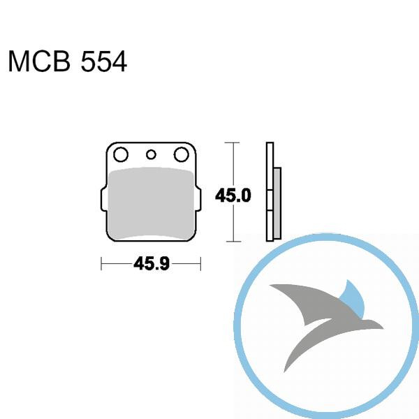 Bremsklotz Sinter SI TRW oder 7377773 - MCB554SI
