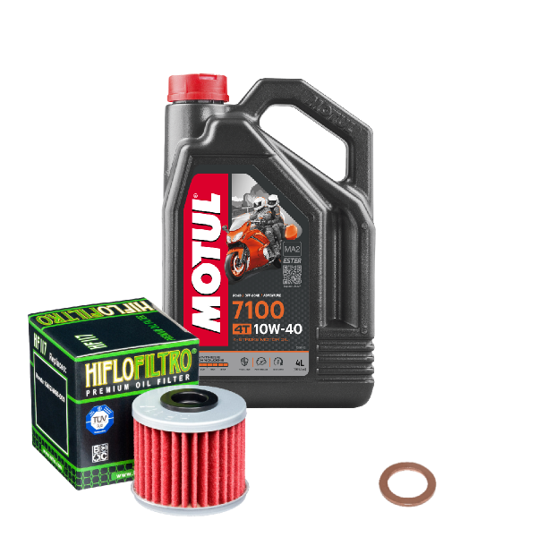 Honda NC 700 D Integra DCT ABS Service Kit Öl Motul 7100 10W40 Ölfilter