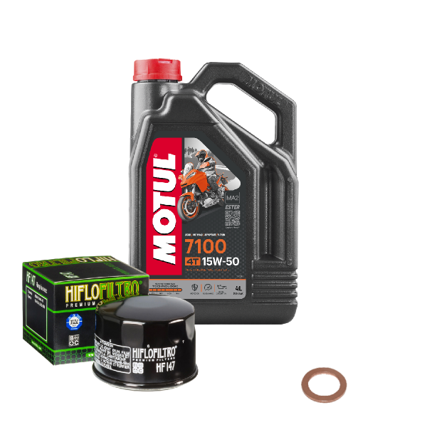 Yamaha XVS 1300 A Midnight Star Service Kit Öl Motul 7100 15W50 Ölfilter