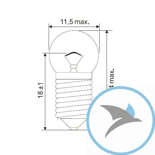 Lampe 6V0.6W JMP E10 Inhalt 10 Stück