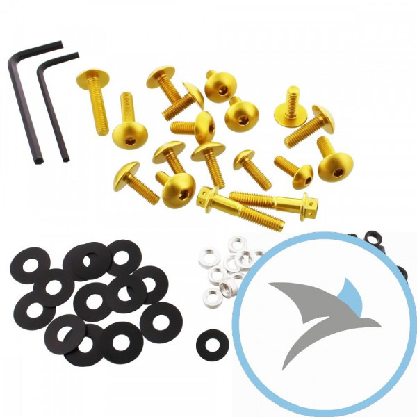 VERKLEID Schraube Satz Pro Bolt alu gold - FHO370G
