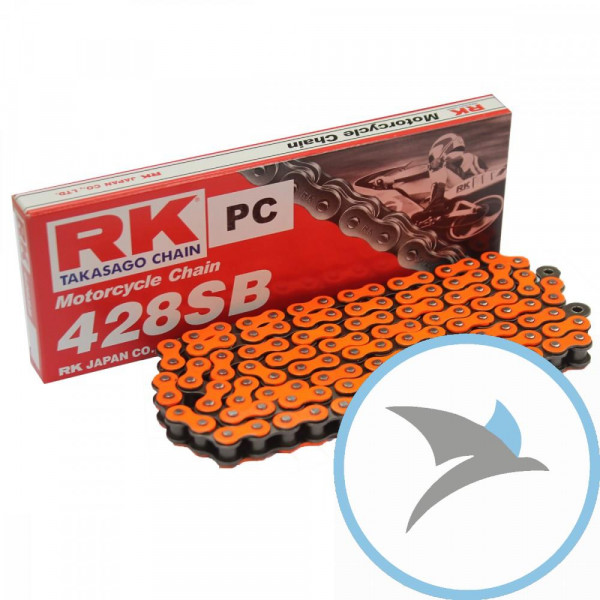 RK Standardkette OR428SB/136 Kette offen mit Clipschloss