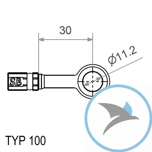 Ringfitting Vario HD TYP100 11.2MM 0 silber